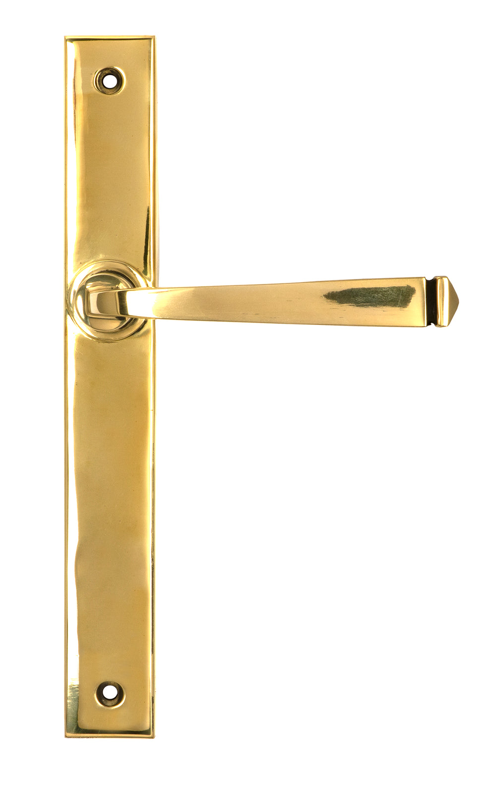 Polished Brass Avon Slimline Lever Espag. Latch Set