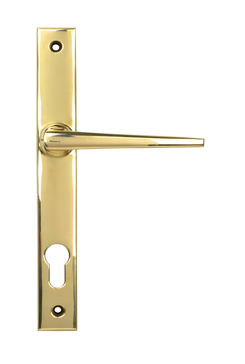 Polished Brass Eaton Slimline Lever Espag. Lock Set