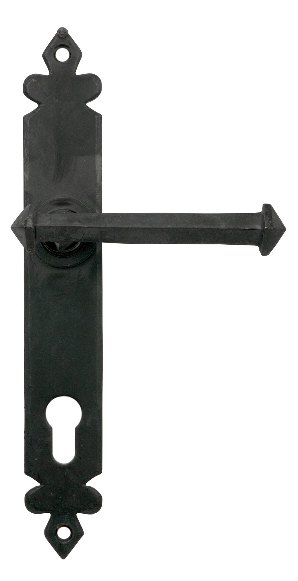 External Beeswax Tudor Lever Espag. Lock Set
