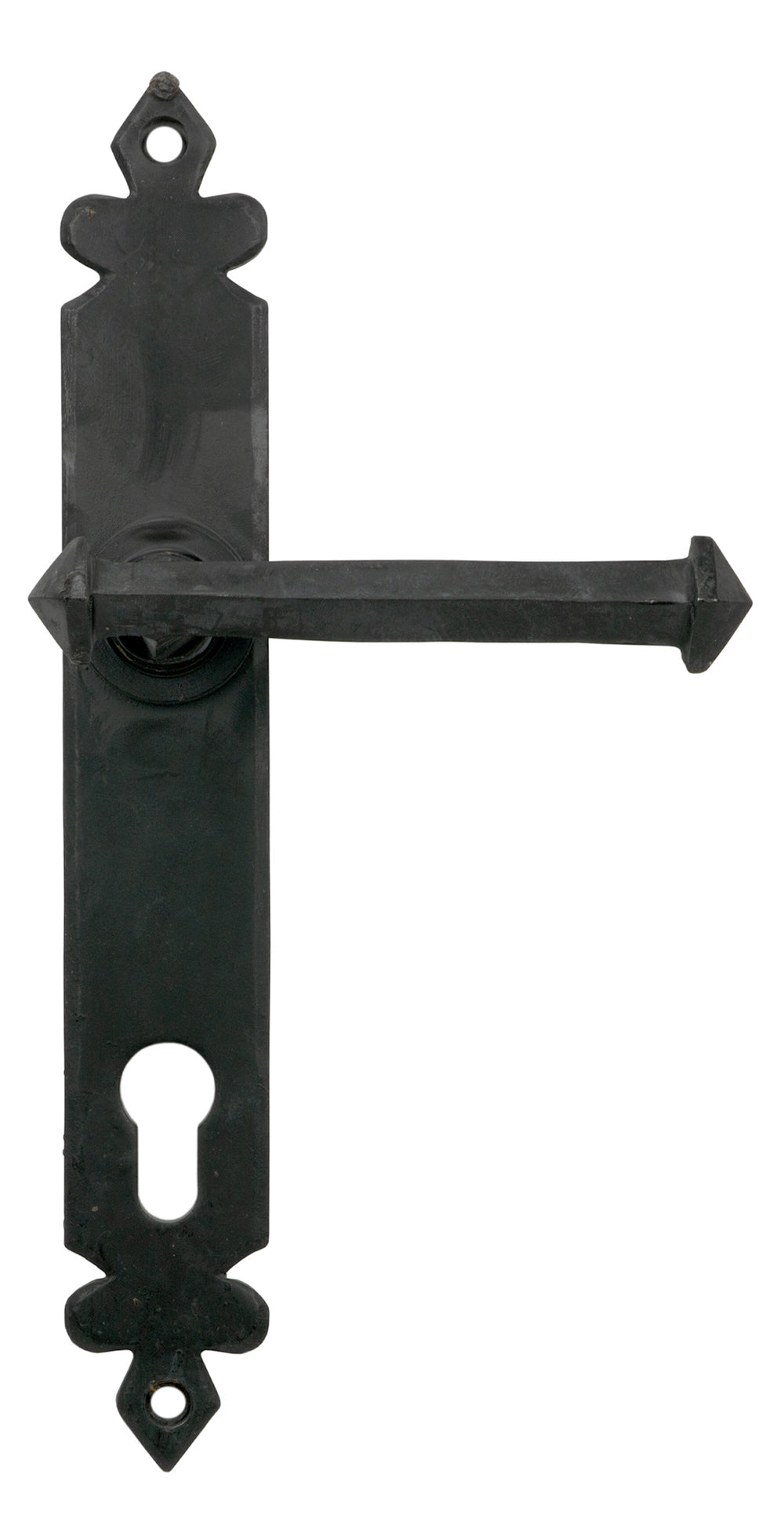 External Beeswax Tudor Lever Espag. Lock Set
