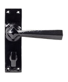 Black Straight Lever Bathroom Set