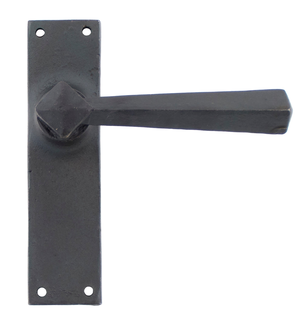 Beeswax Straight Lever Latch Set