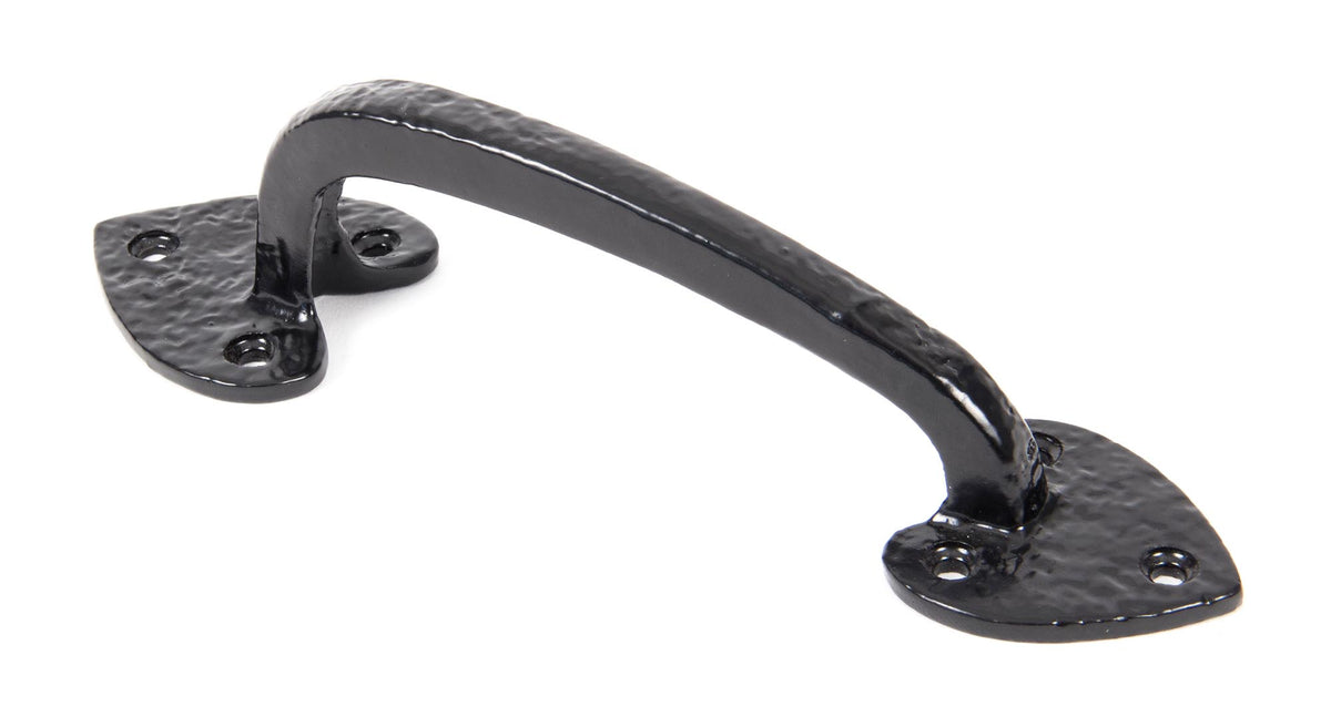Black Cast 8" Gothic Pull Handle