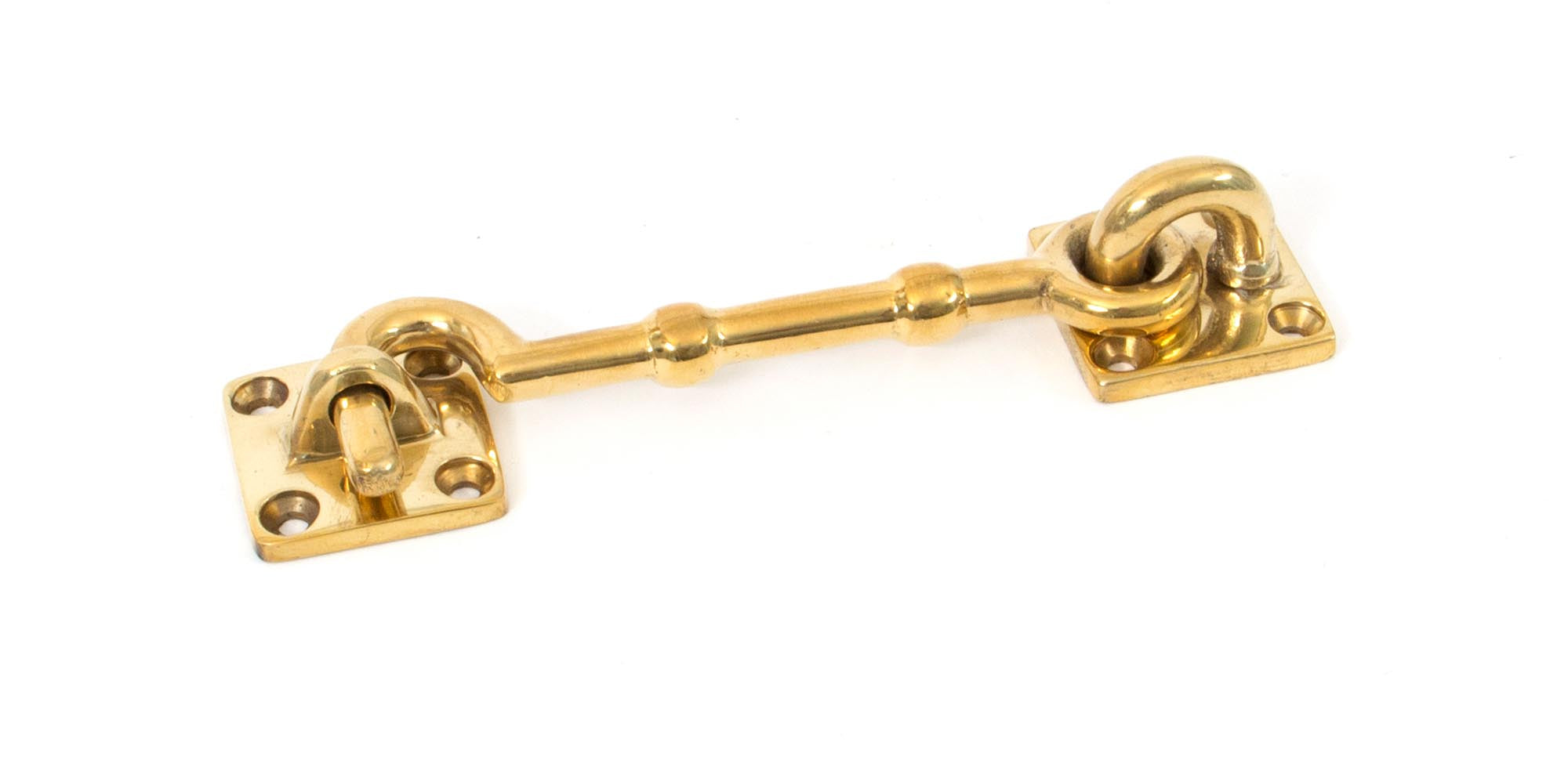Polished Brass 4" Traditional Cabin Hook