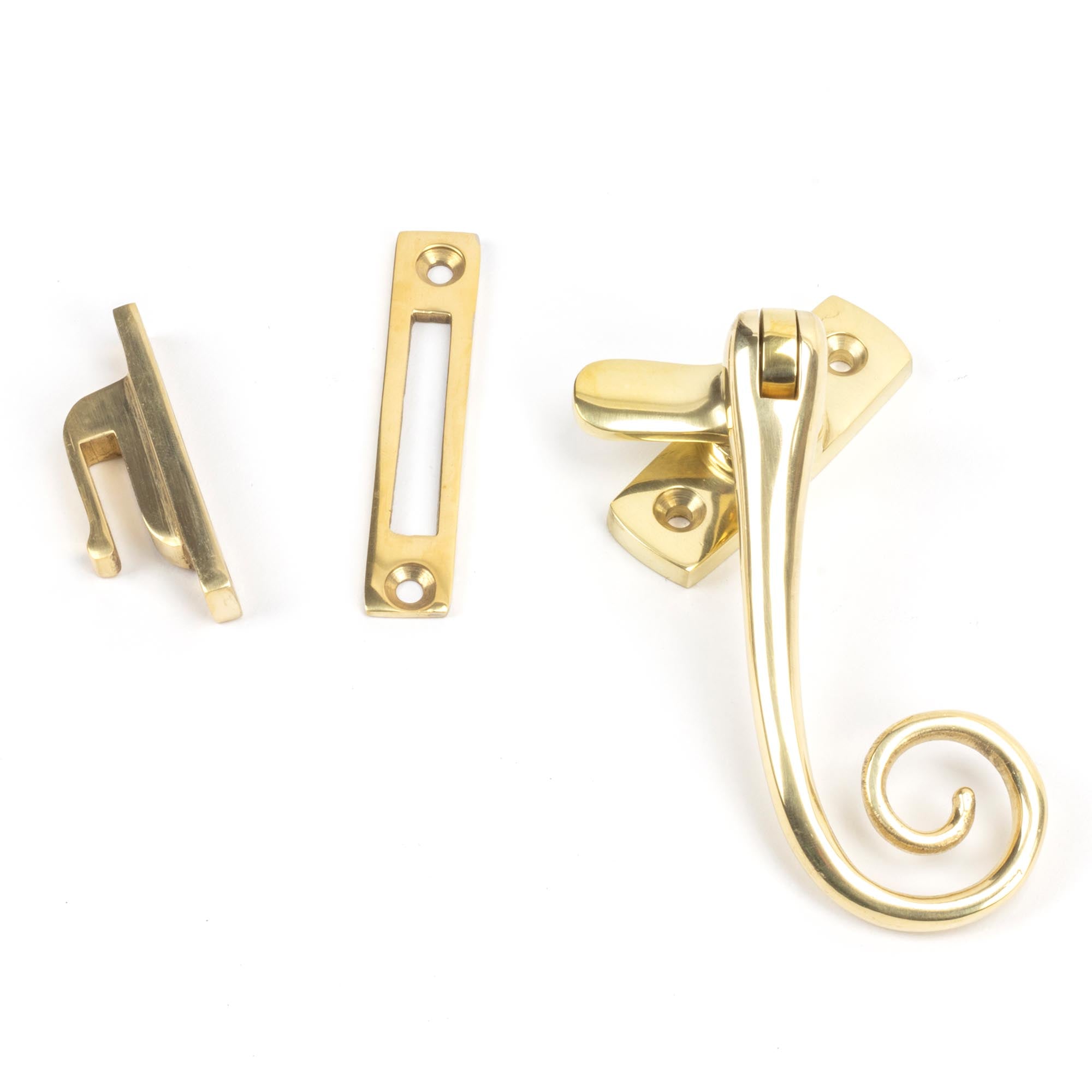 Polished Brass Monkeytail Fastener