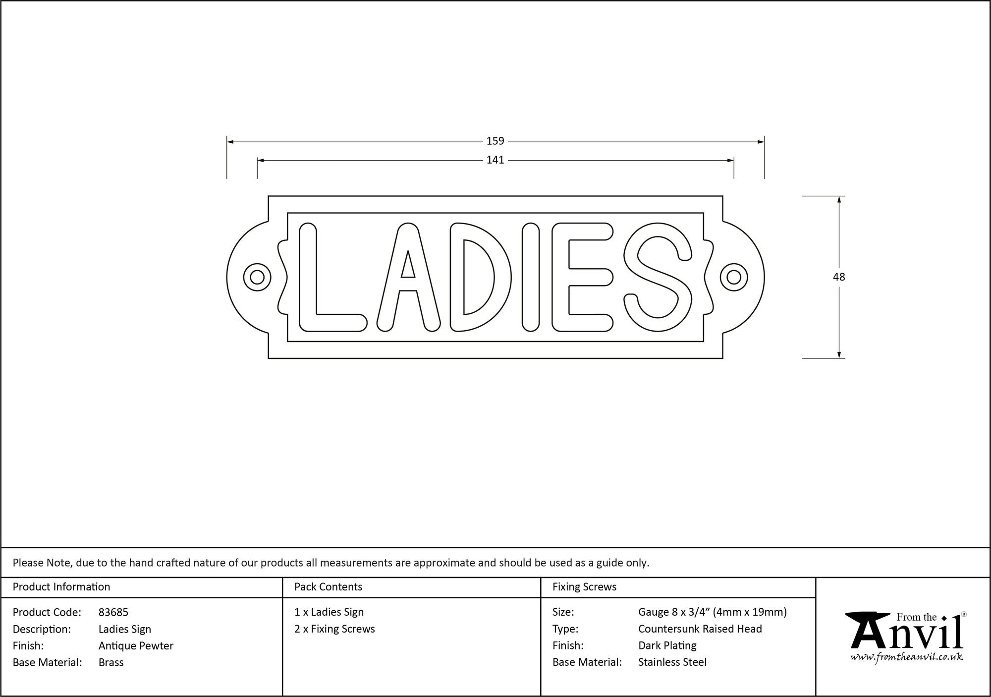 Ladies Sign