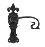 Black Curly Lever Bathroom Set