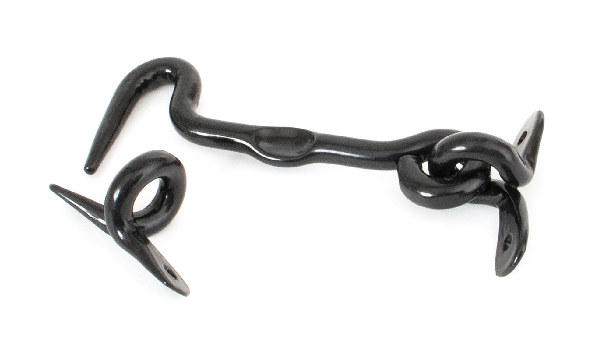 Black 4" Forged Cabin Hook