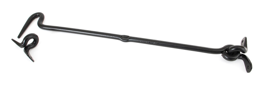 Black 16" Forged Cabin Hook