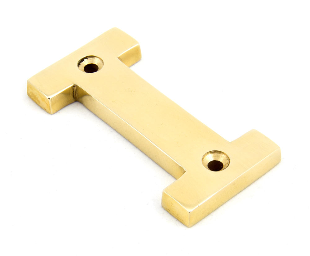 Polished Brass Letter I