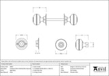 Prestbury Mortice/Rim Knob Set