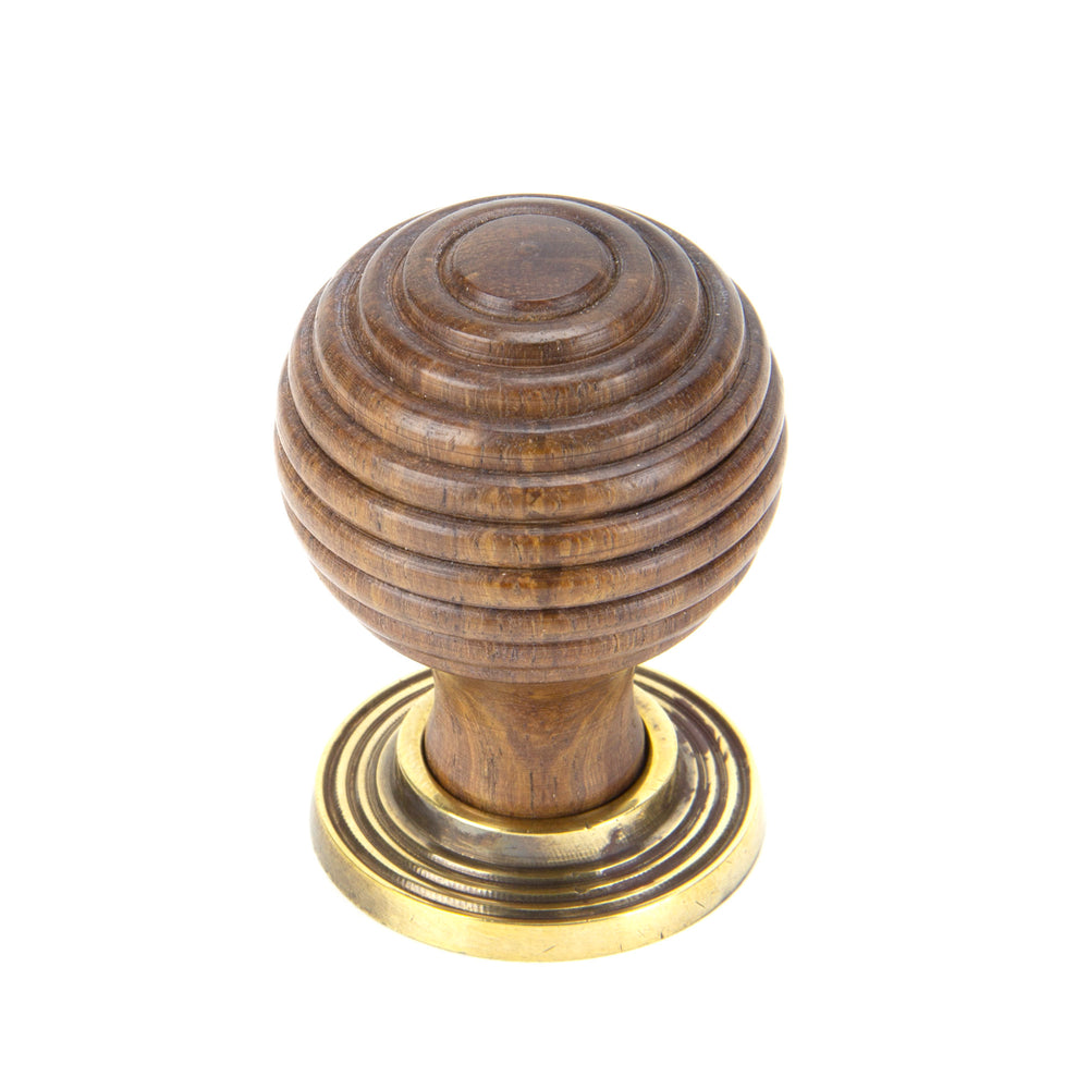Rosewood and AB Beehive Cabinet Knob 35mm