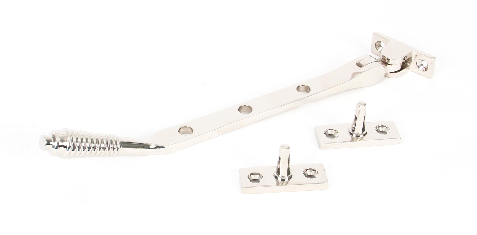 Polished Nickel 8" Reeded Stay