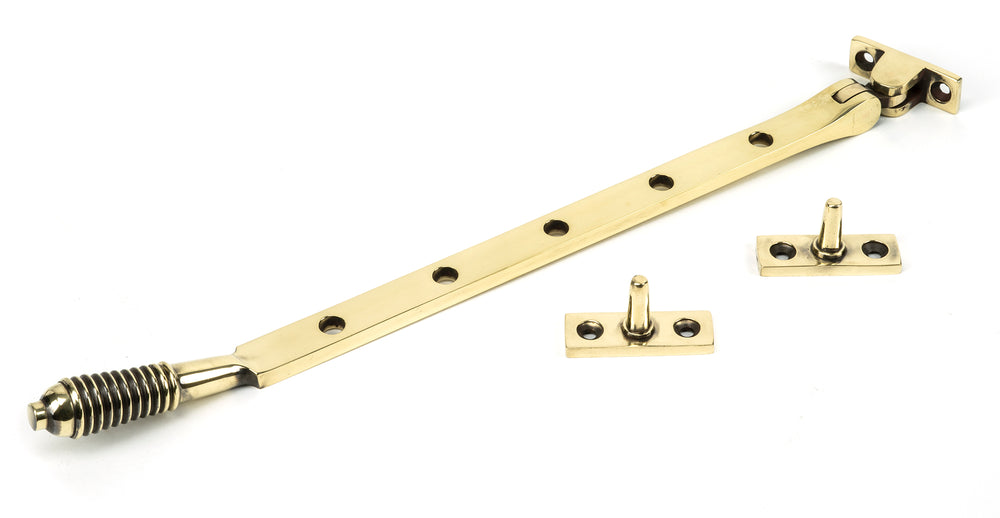 Aged Brass 12" Reeded Stay