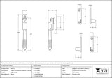 Night-Vent Locking Reeded Fastener