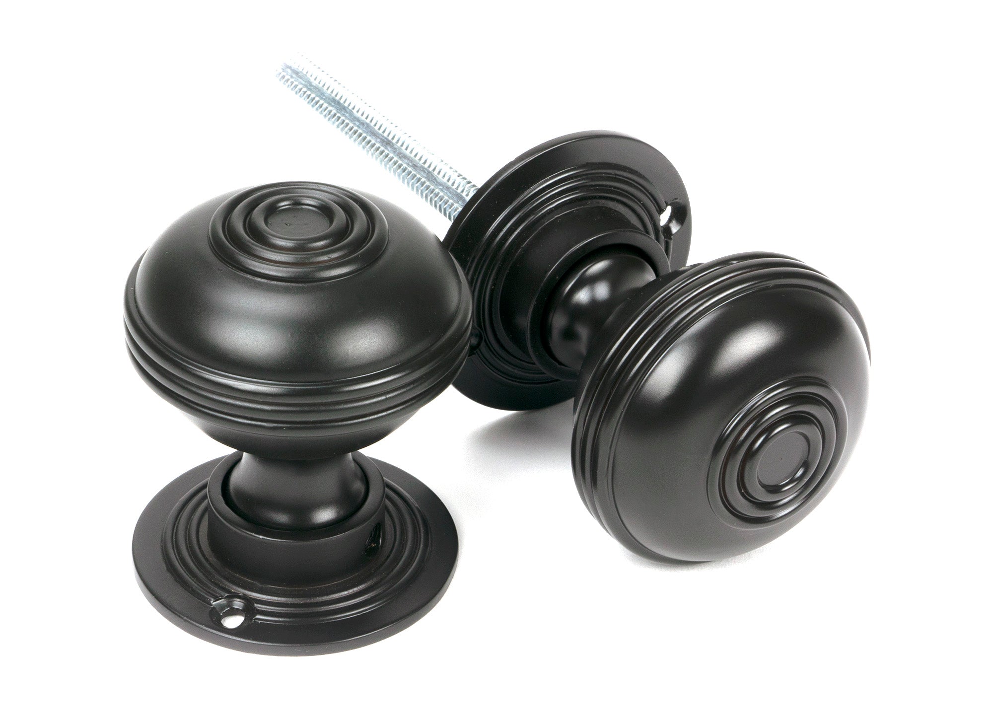 Aged Bronze 50mm Prestbury Mortice/Rim Knob Set