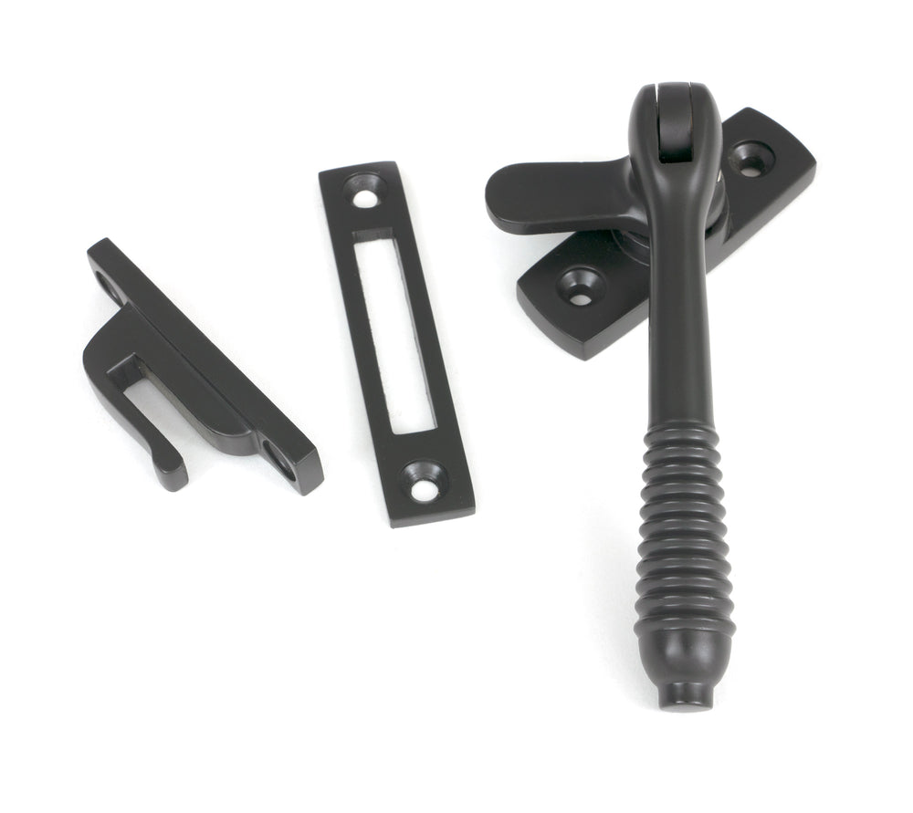Aged Bronze Locking Reeded Fastener