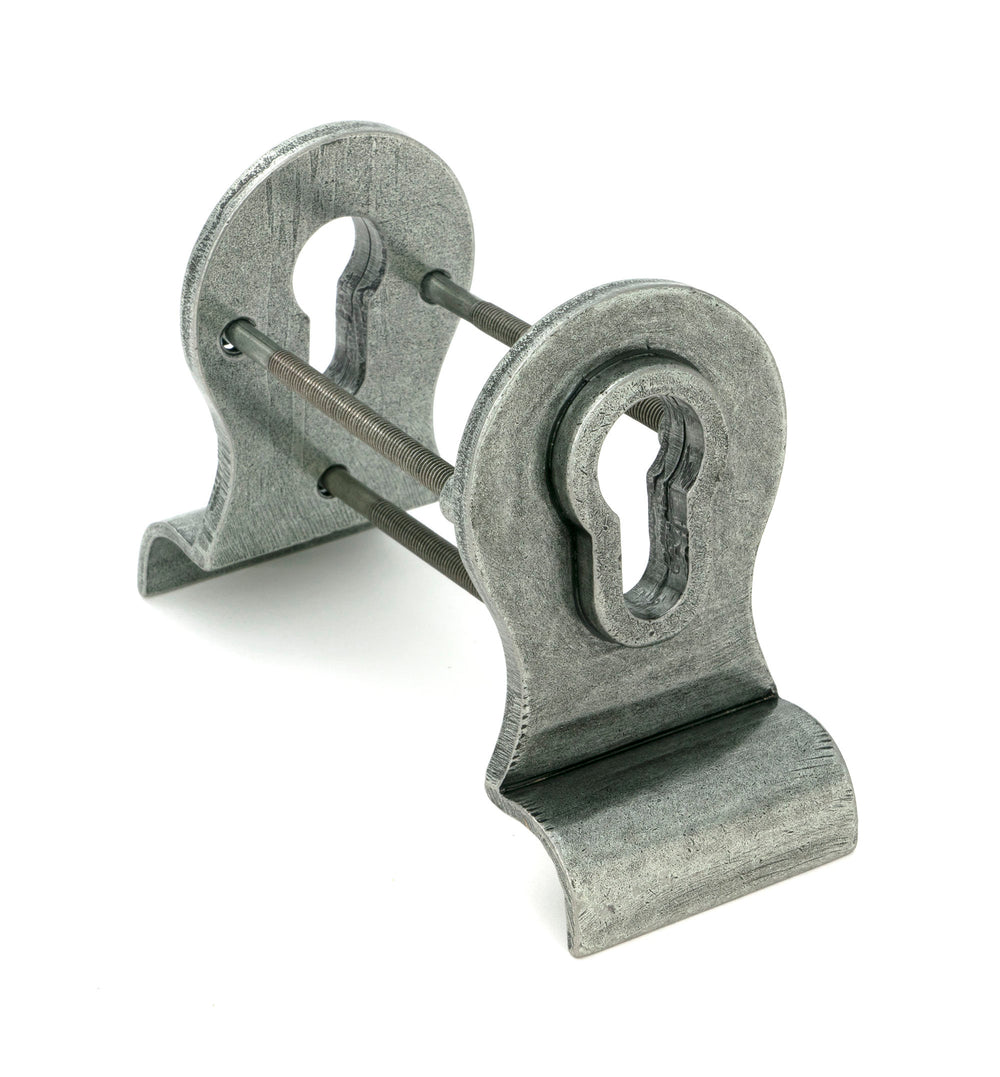 Pewter 50mm Euro Door Pull (Back to Back fixings)