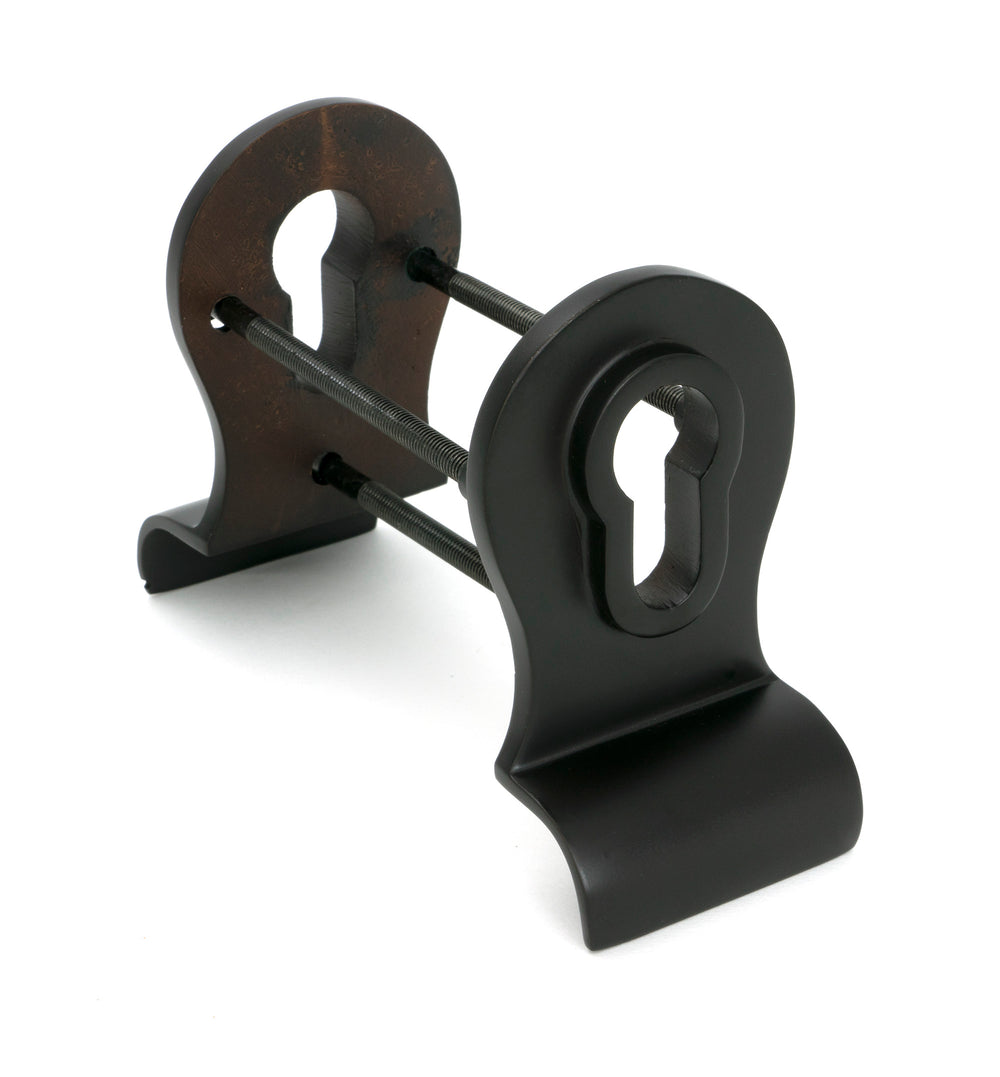 Aged Bronze 50mm Euro Door Pull (Back to Back fixings)