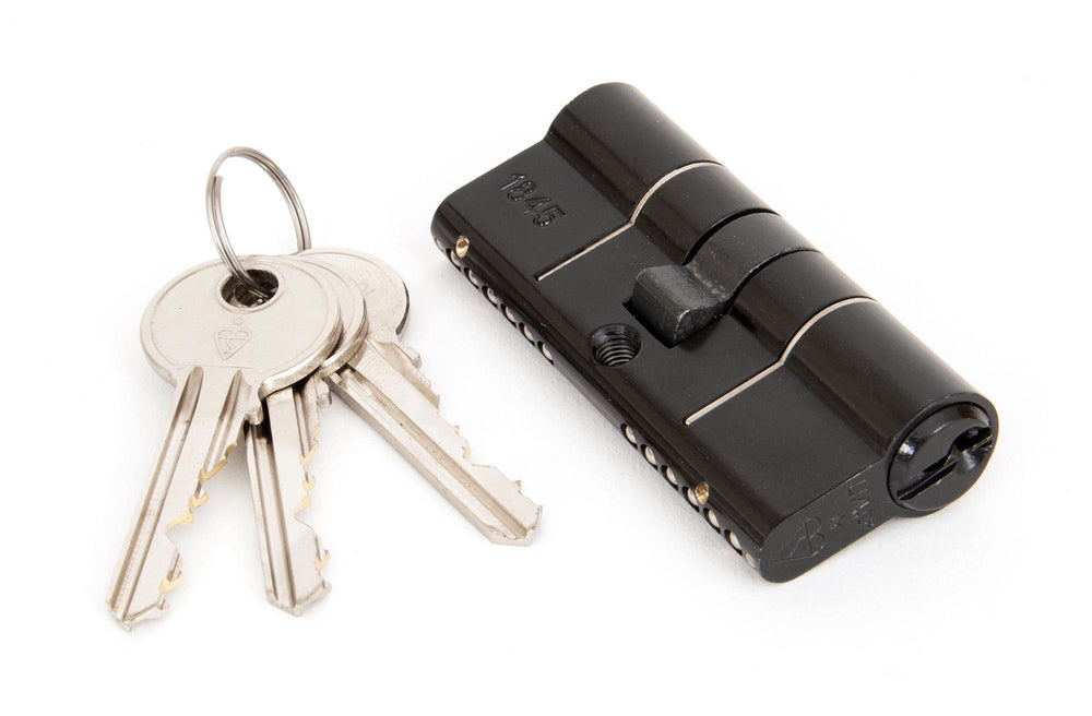 Black 35/35 6pin Euro Cylinder KD