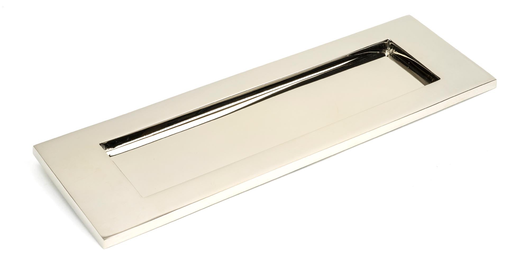 Polished Nickel Large Letter Plate