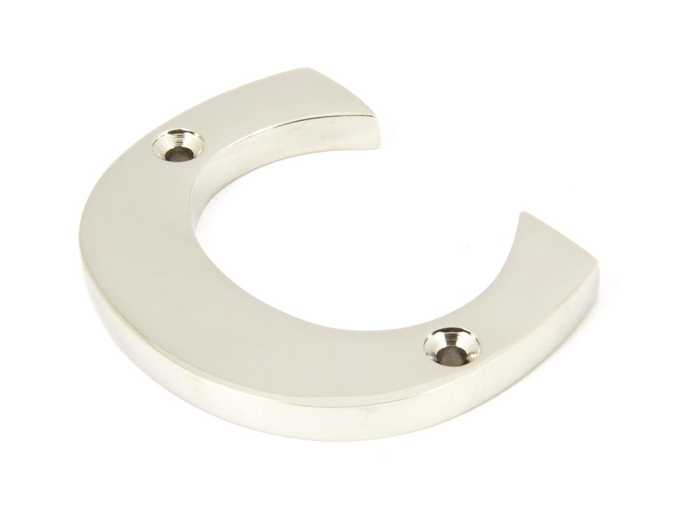 Polished Nickel Letter C