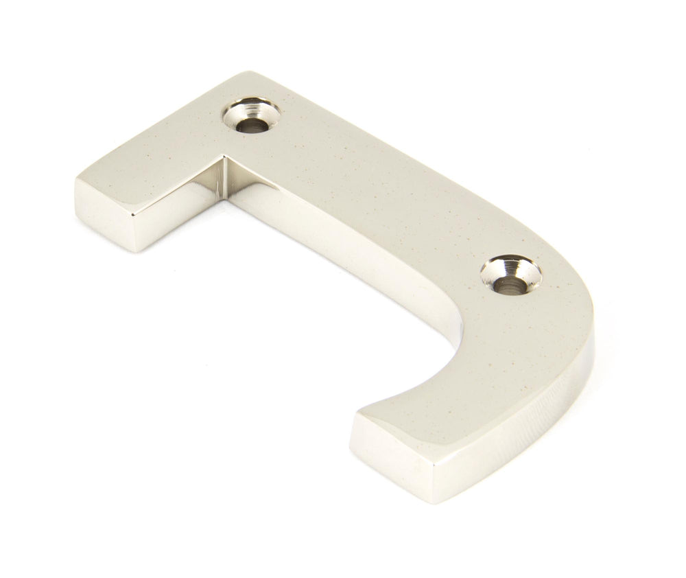 Polished Nickel Letter J