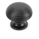 Aged Bronze Beehive Cabinet Knob 40mm