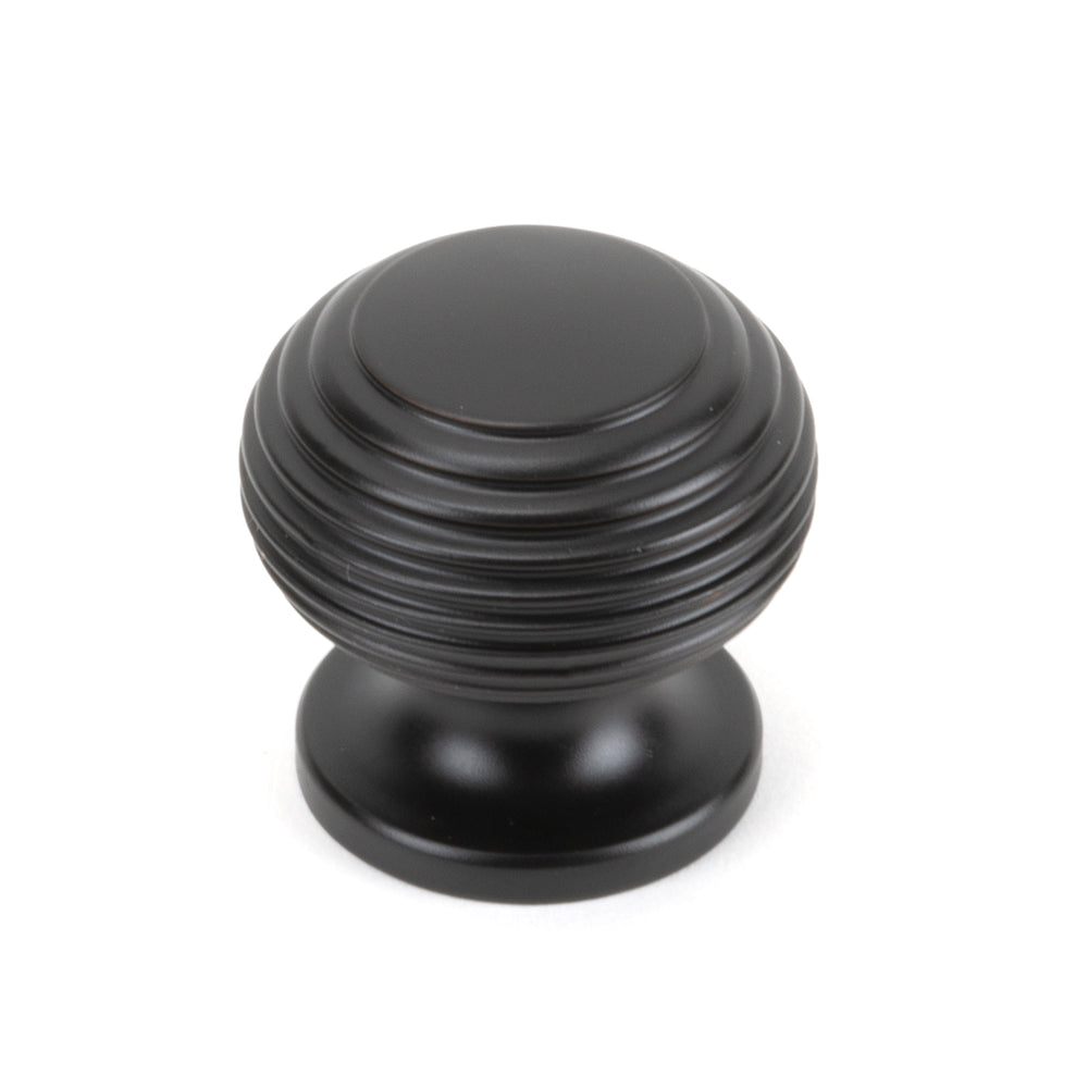 Aged Bronze Beehive Cabinet Knob 30mm