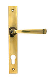 Aged Brass Avon Slimline Lever Espag. Lock Set