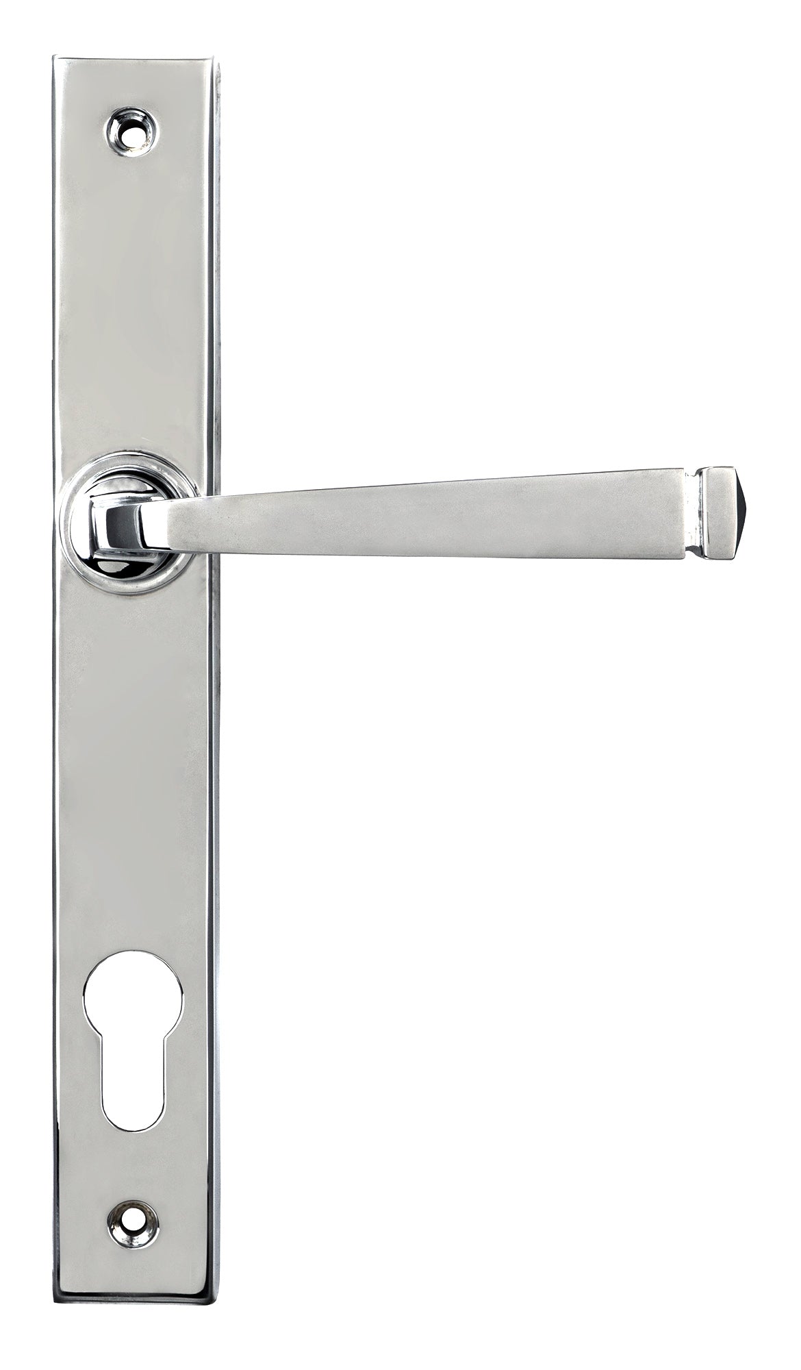Polished Chrome Avon Slimline Lever Espag. Lock Set