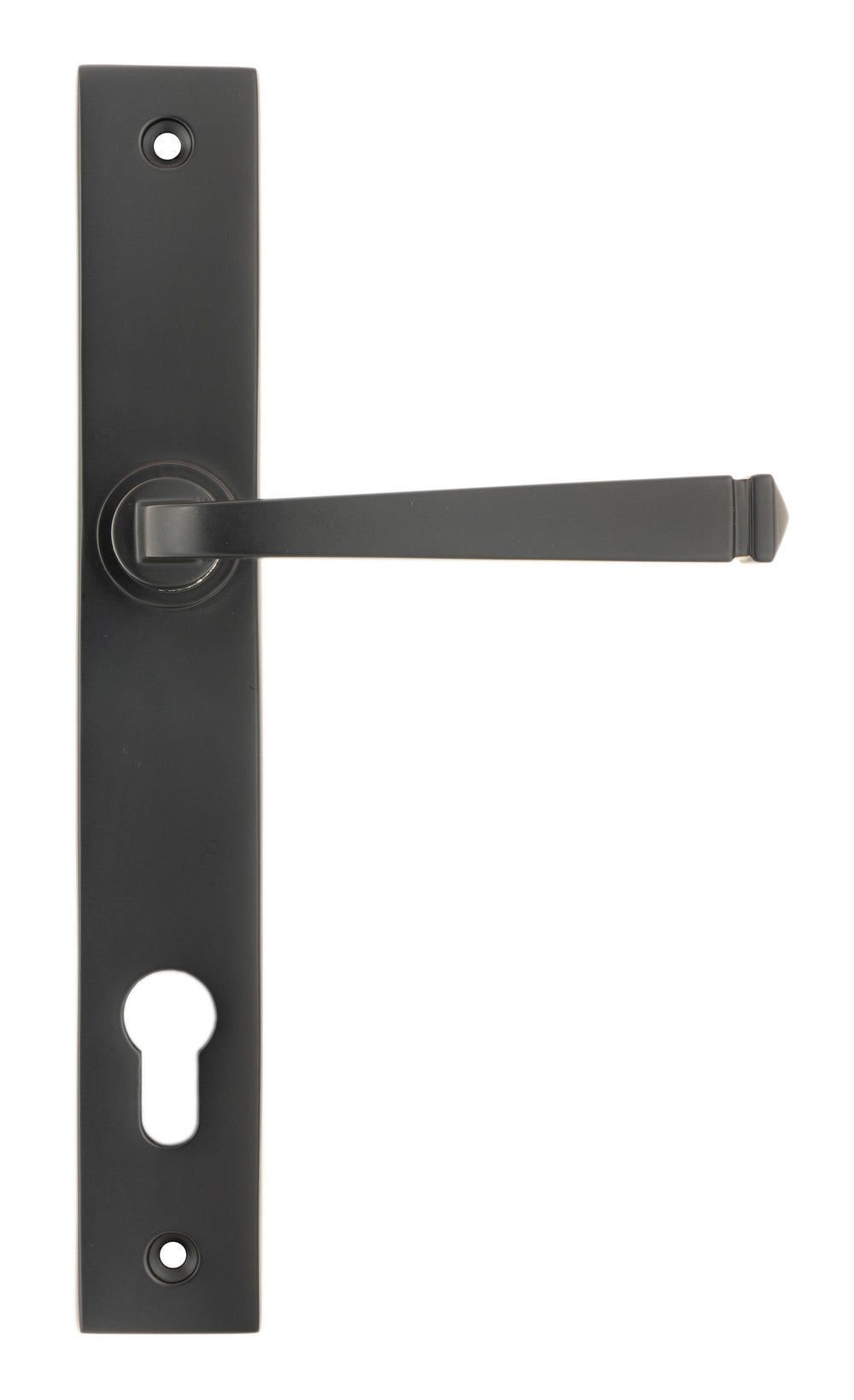 Aged Bronze Avon Slimline Lever Espag. Lock Set