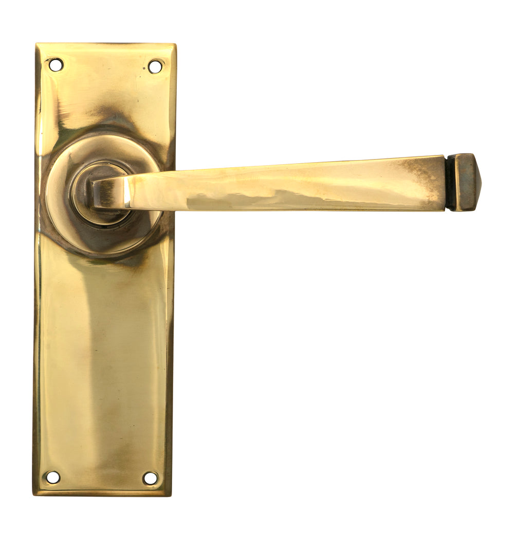Aged Brass Avon Lever Latch Set