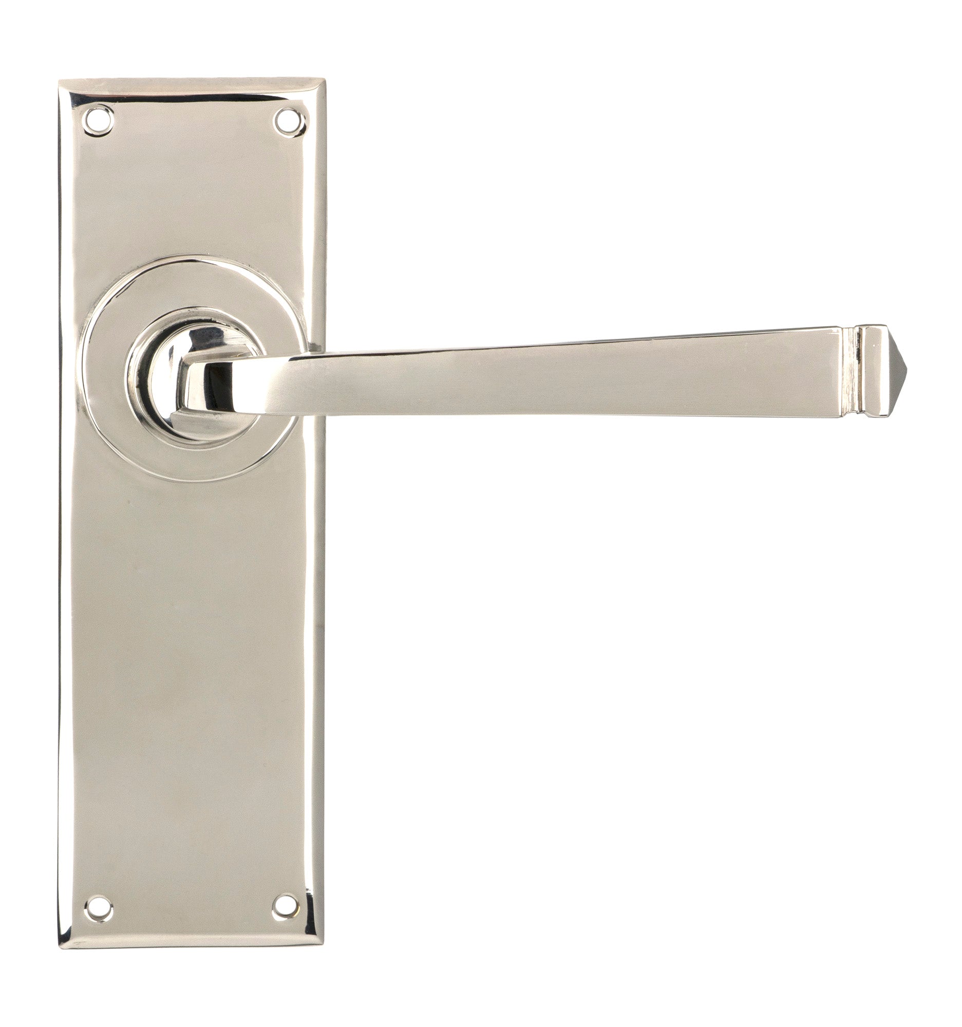 Polished Nickel Avon Lever Latch Set