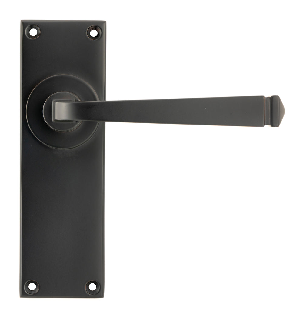 Aged Bronze Avon Lever Latch Set