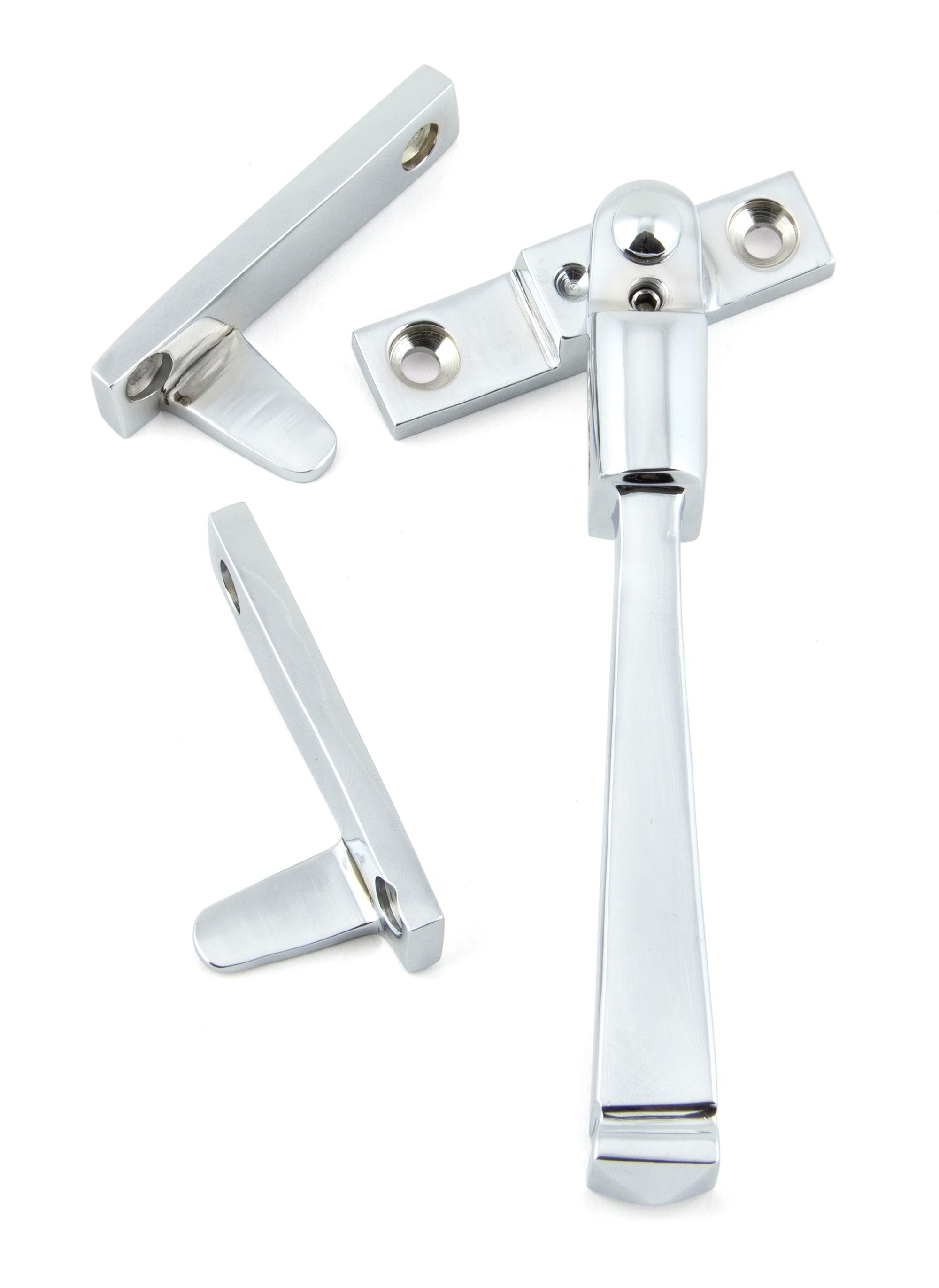 Polished Chrome Night-Vent Locking Avon Fastener