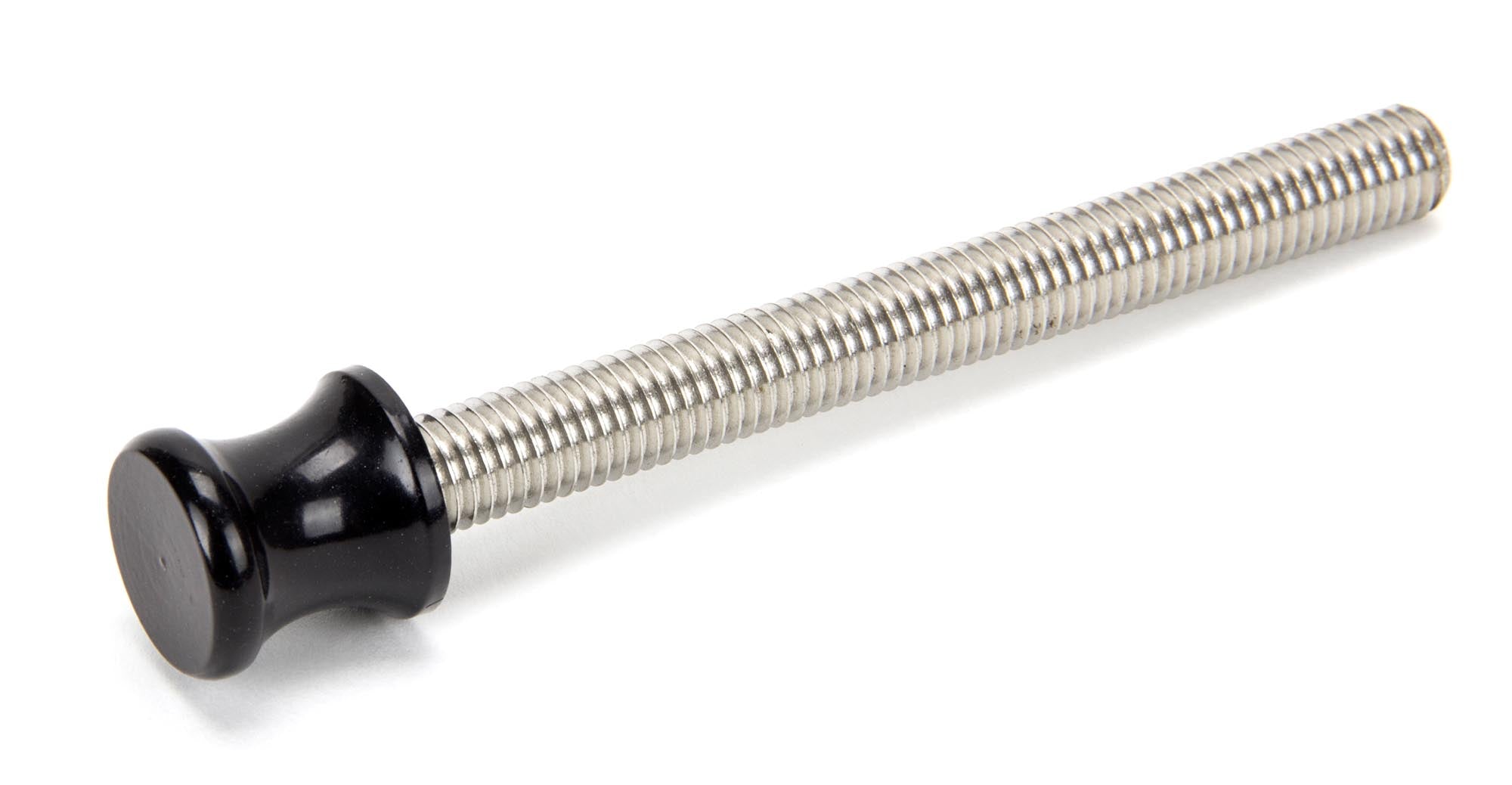 Black ended SS M10 110mm Threaded Bar