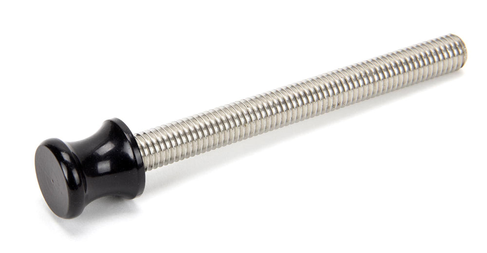 Black ended SS M10 110mm Threaded Bar