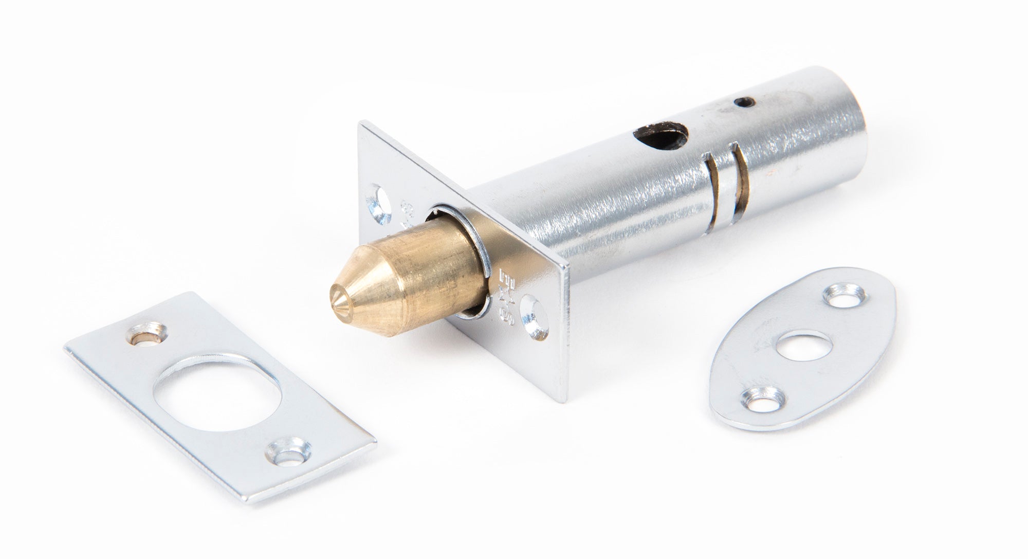 Satin Chrome Security Door Bolt
