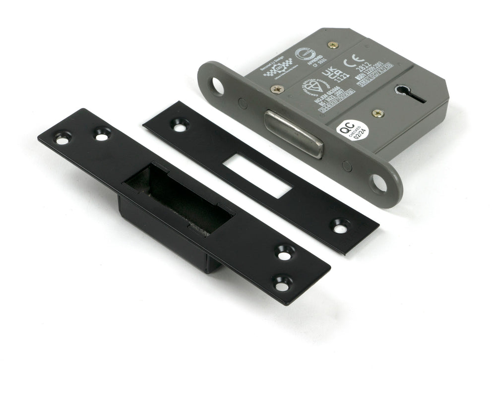 Black 3" 5 Lever BS Dead Lock KA