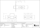 Tubular Mortice Latch