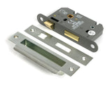 Satin SS 2½" Heavy Duty Bathroom Mortice Lock