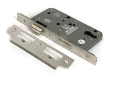 Satin SS Euro Din Sash Lock - 60mm Backset/72mm Centre