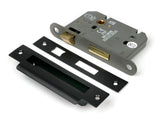 Black 3" Heavy Duty Bathroom Mortice Lock