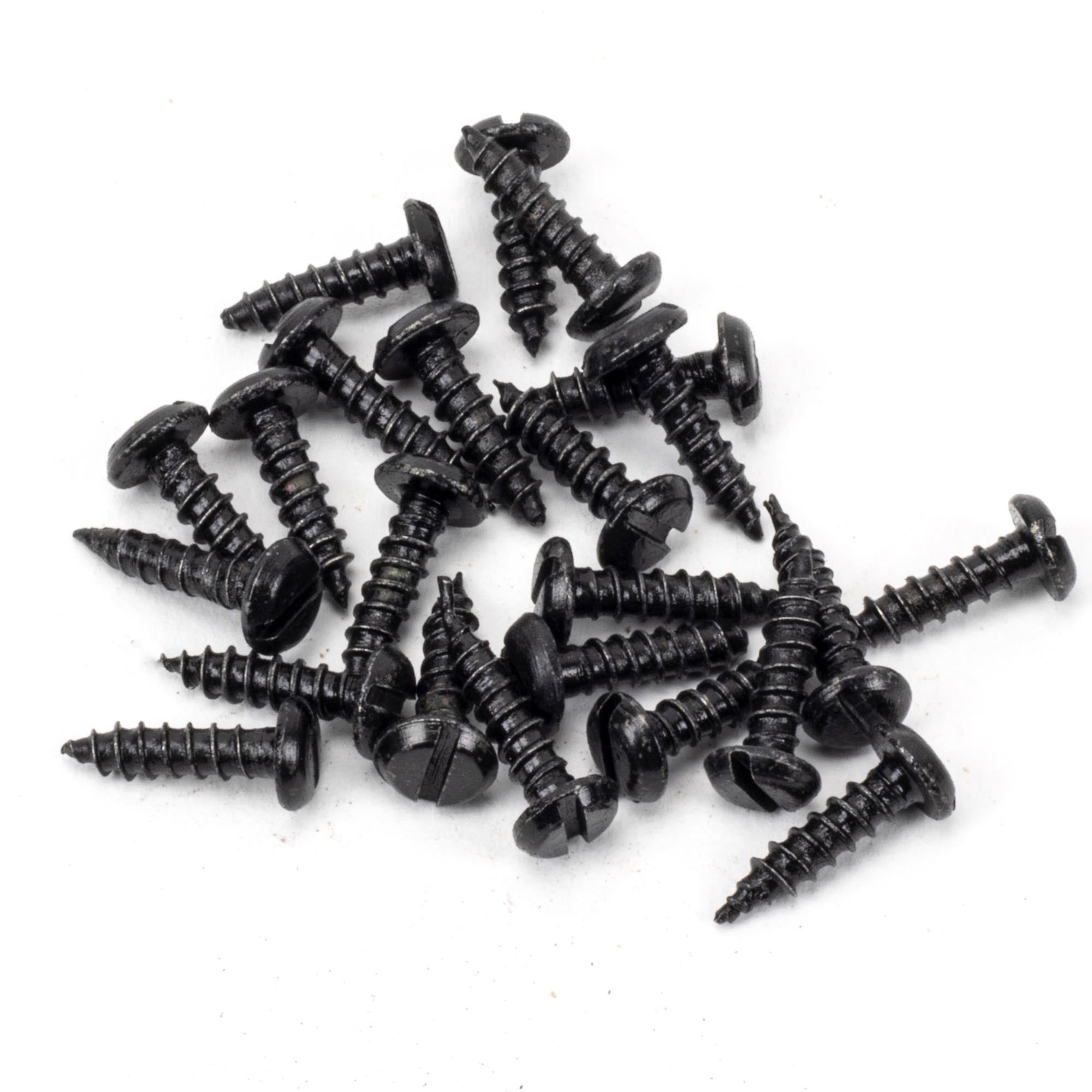 Black 6x½" Round Head Screws (25)