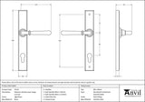 Newbury Slimline Lever Espag. Lock Set