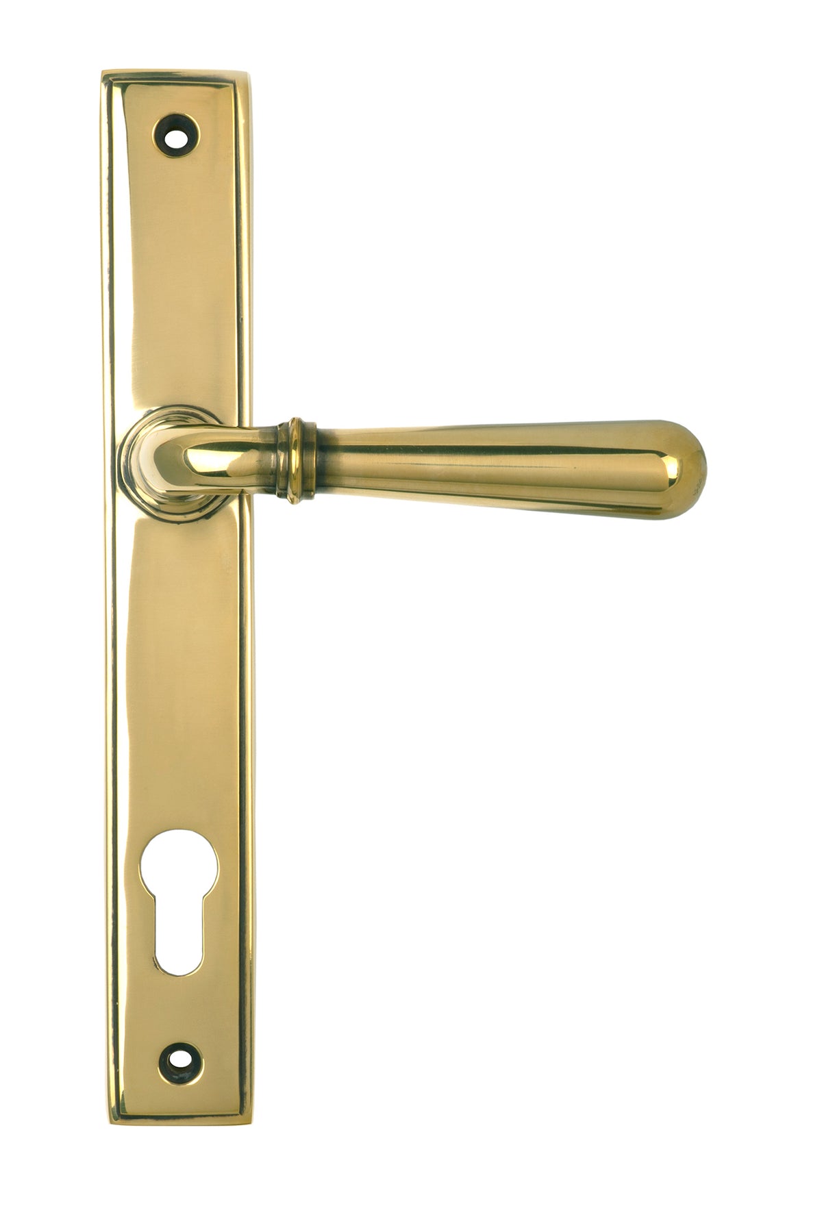 Aged Brass Newbury Slimline Lever Espag. Lock Set