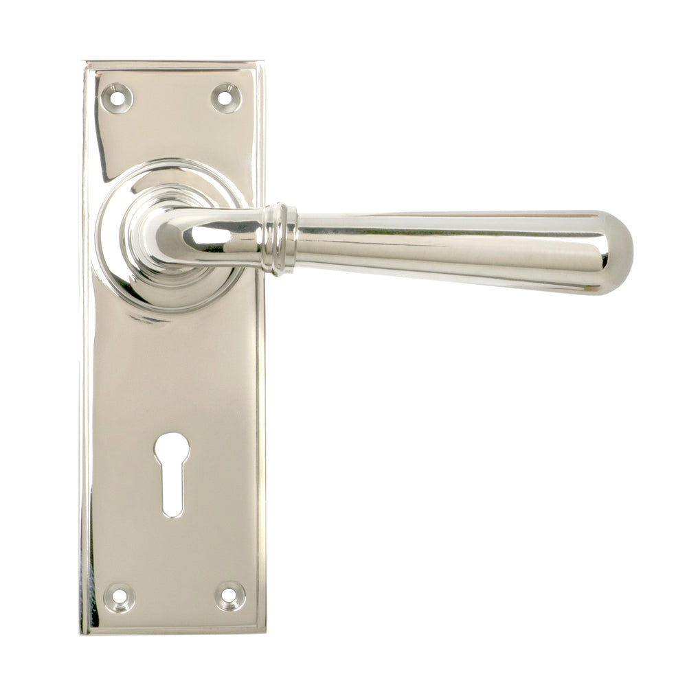 Polished Nickel Newbury Lever Lock Set