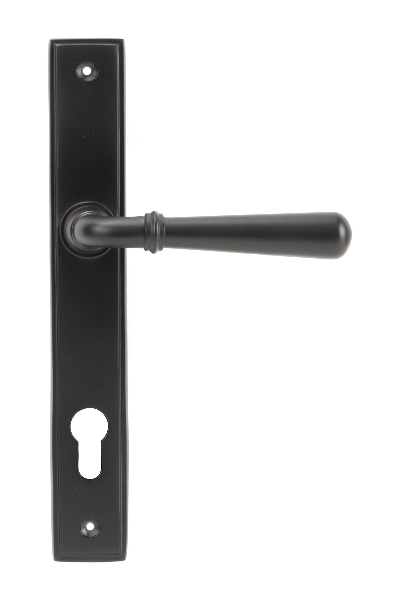 Aged Bronze Newbury Slimline Lever Espag. Lock Set