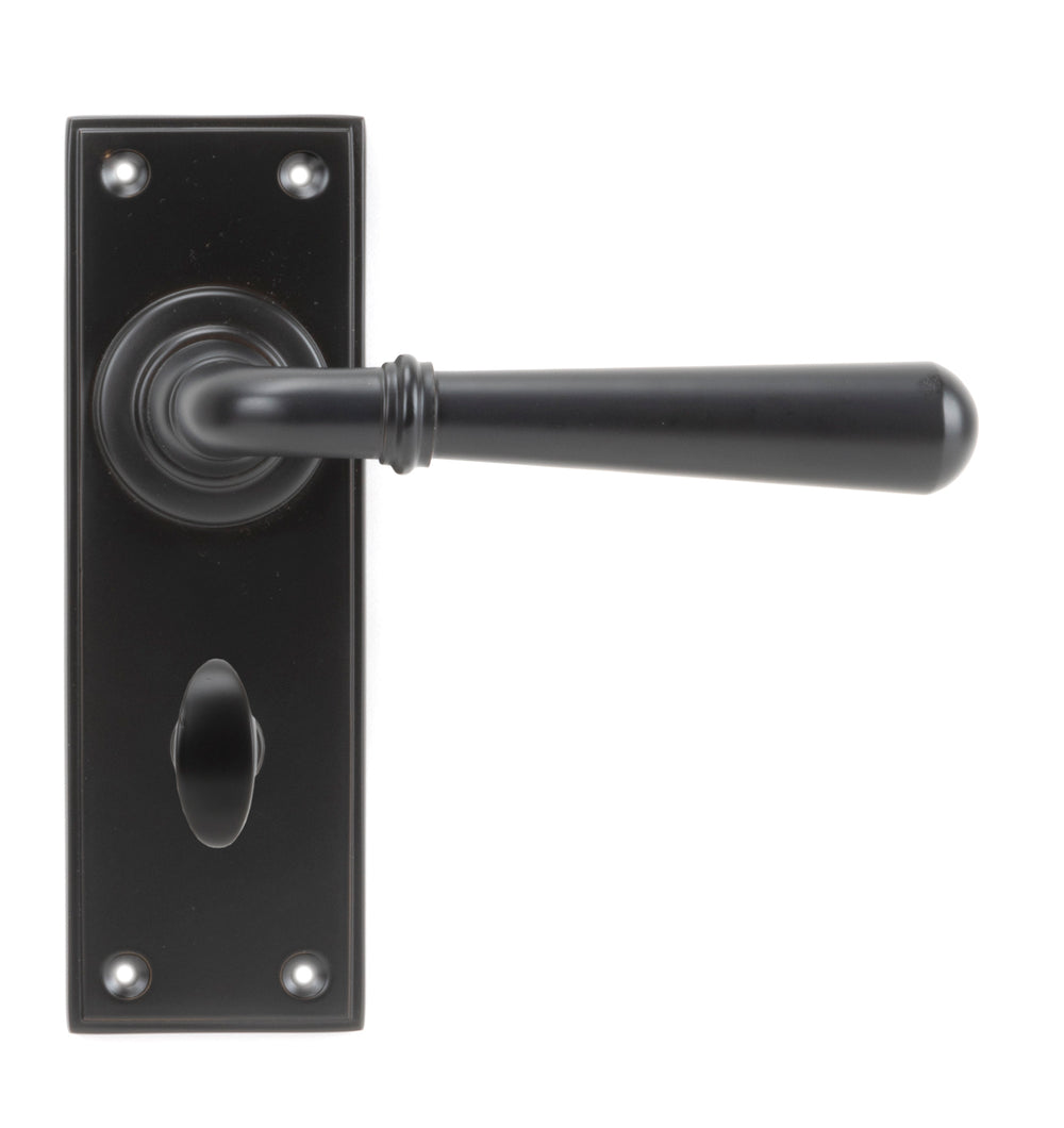 Aged Bronze Newbury Lever Bathroom Set
